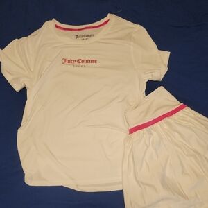 Juicy Couture Cream Set with Pink Highlights